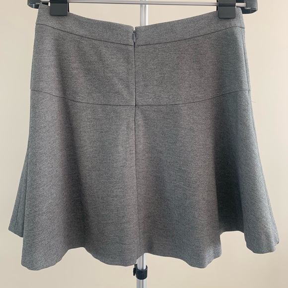 Banana Republic Gray Fit & Flare Ponte Skirt - Picture 5 of 11